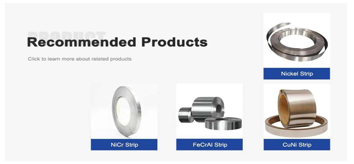 Cr20Ni30 Nichrome Strip for Reliable Toaster and Appliance Heaters